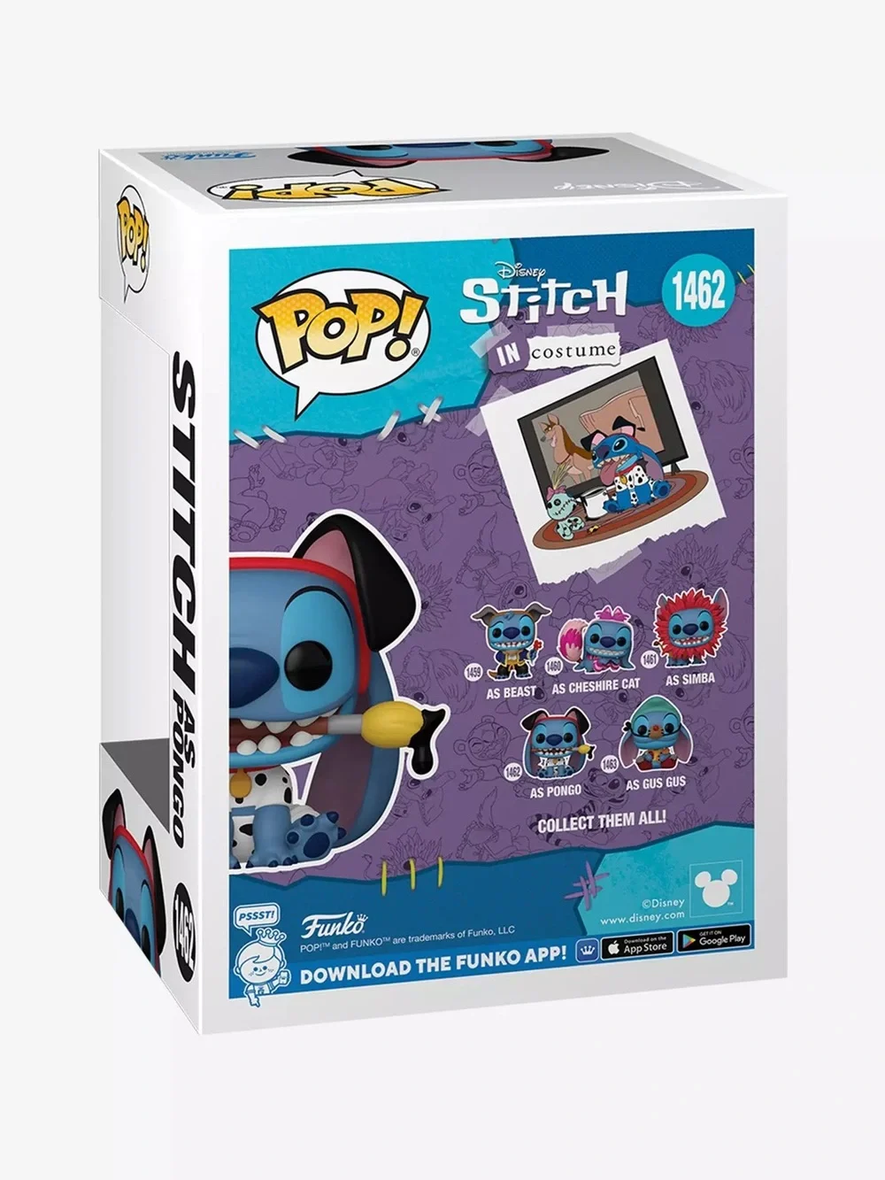 Funko Stitch in Costume Vinyl Figure - Blue, Black, Red Accents